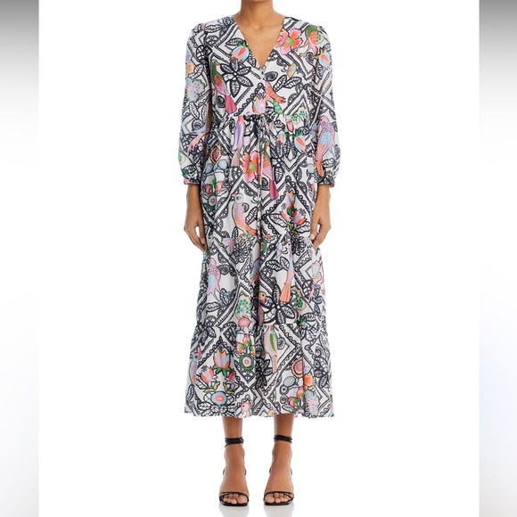 Banjanan Dresses & Skirts - New Banjanan Castor Dress - Black and Pink Floral size M